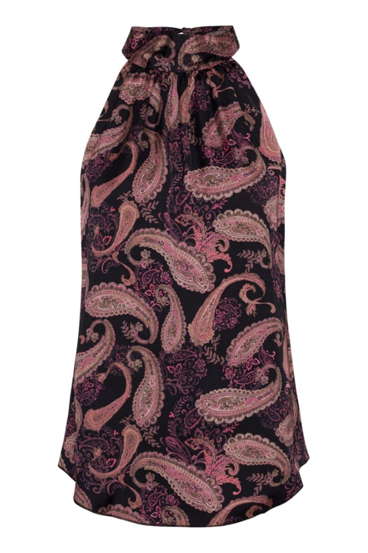 Karmamia - Eloise Top - Black Poppy Toppe