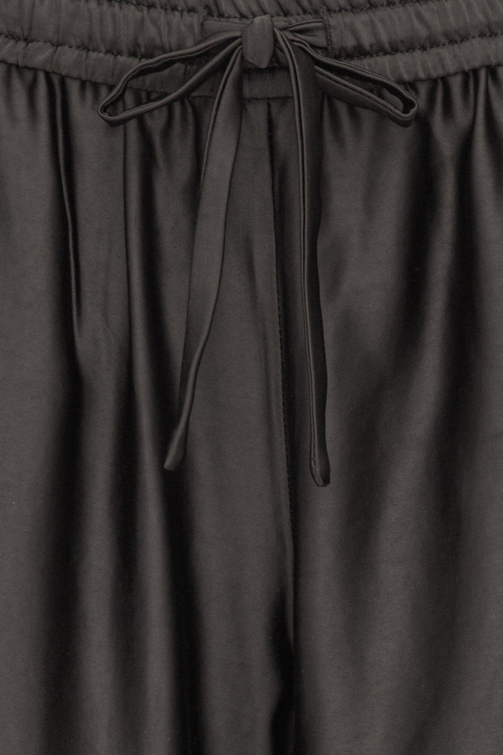 Karmamia - Garcia Pants - Black Rich Satin Bukser