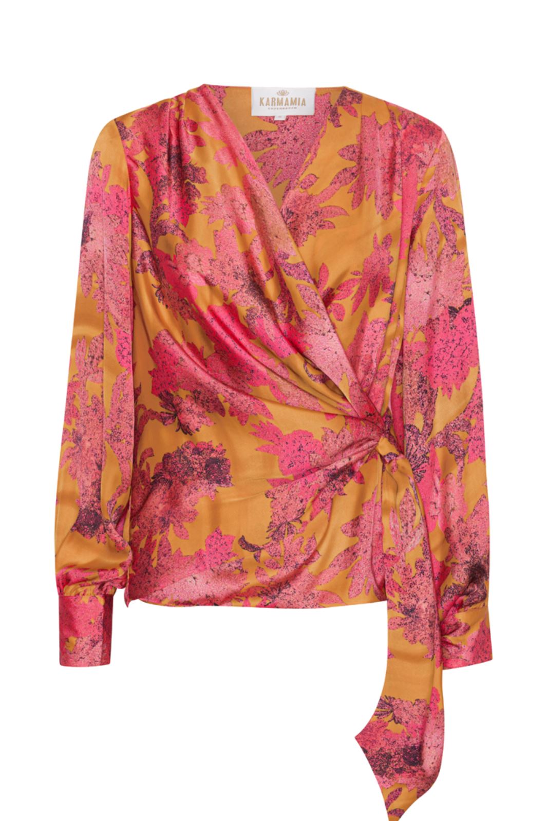 Karmamia - Ines Blouse - Sunrise Flower Bluser