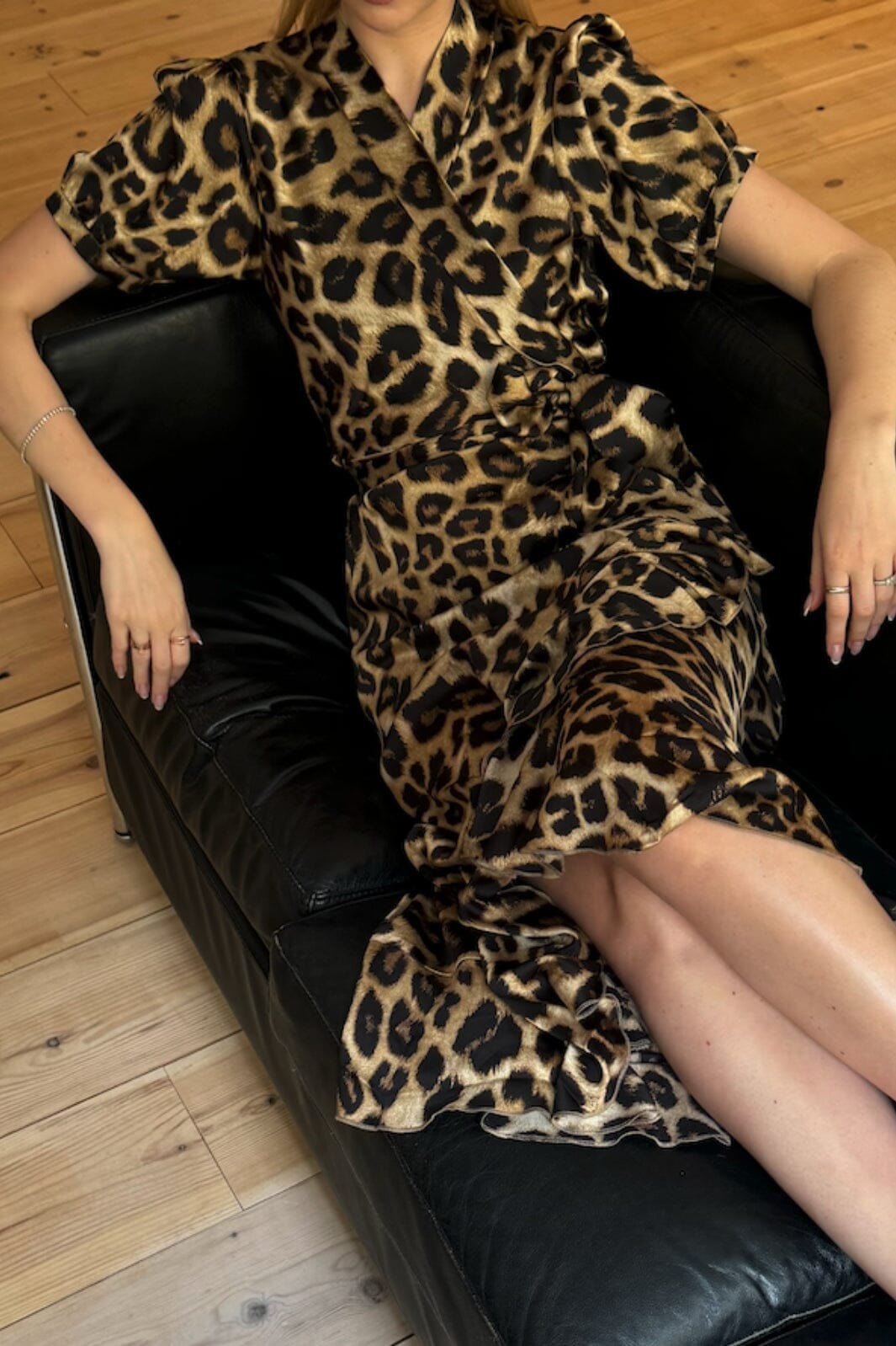 Karmamia - Iris Dress - Hammered Leopard Kjoler