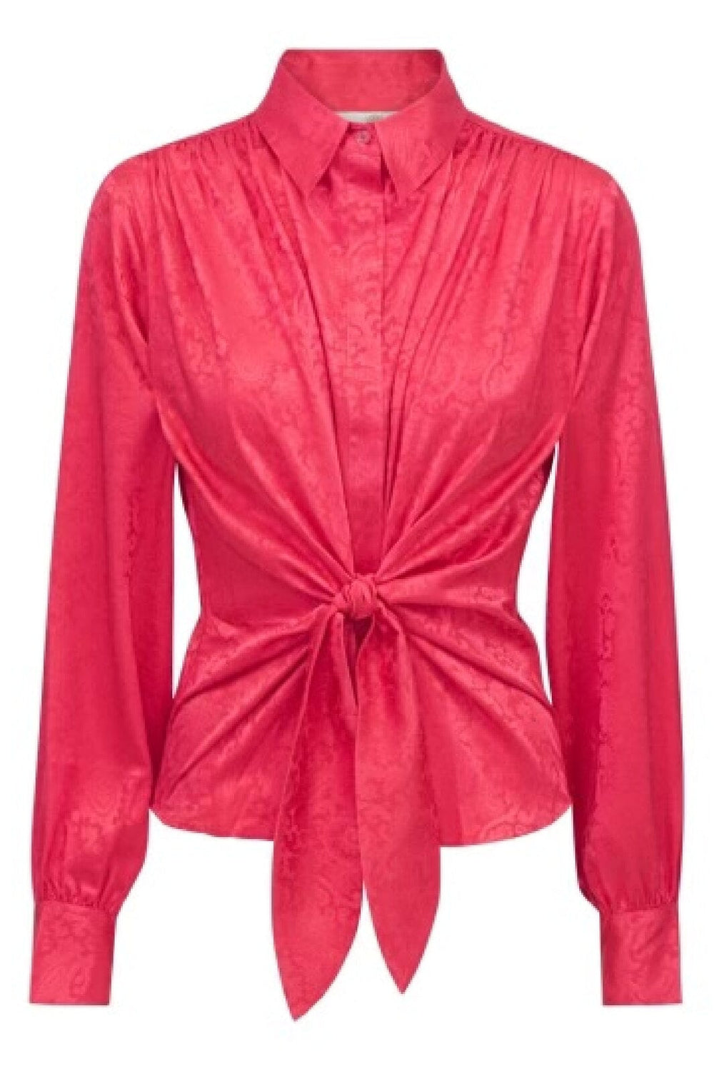 Karmamia - Lee Shirt - Cerise Paisley Jacquard Skjorter