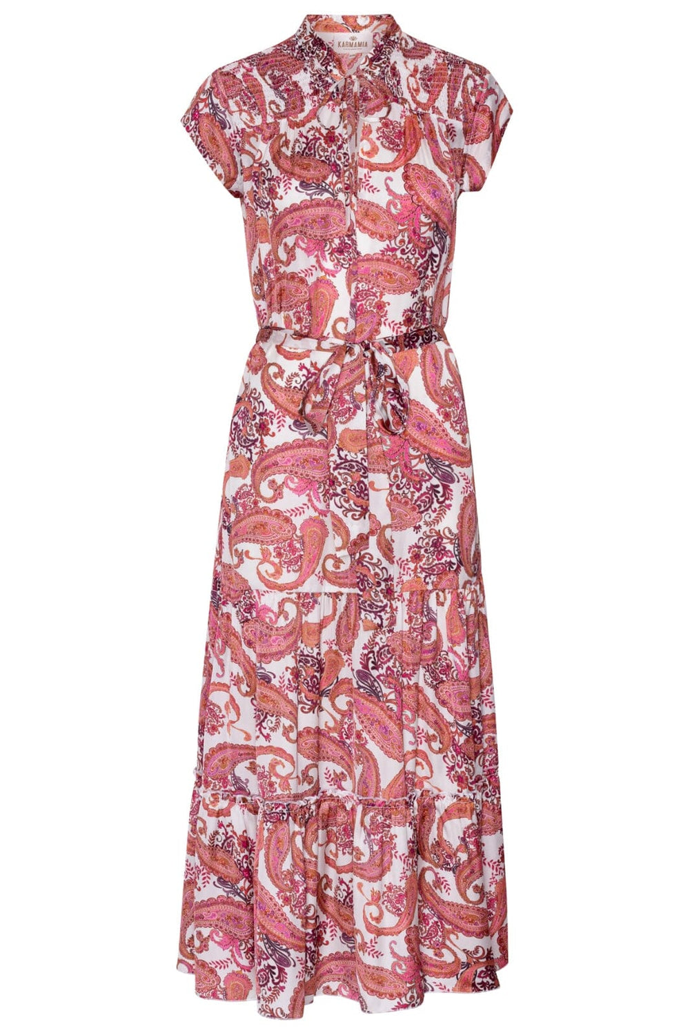 Karmamia - Nola Dress - White Poppy Kjoler