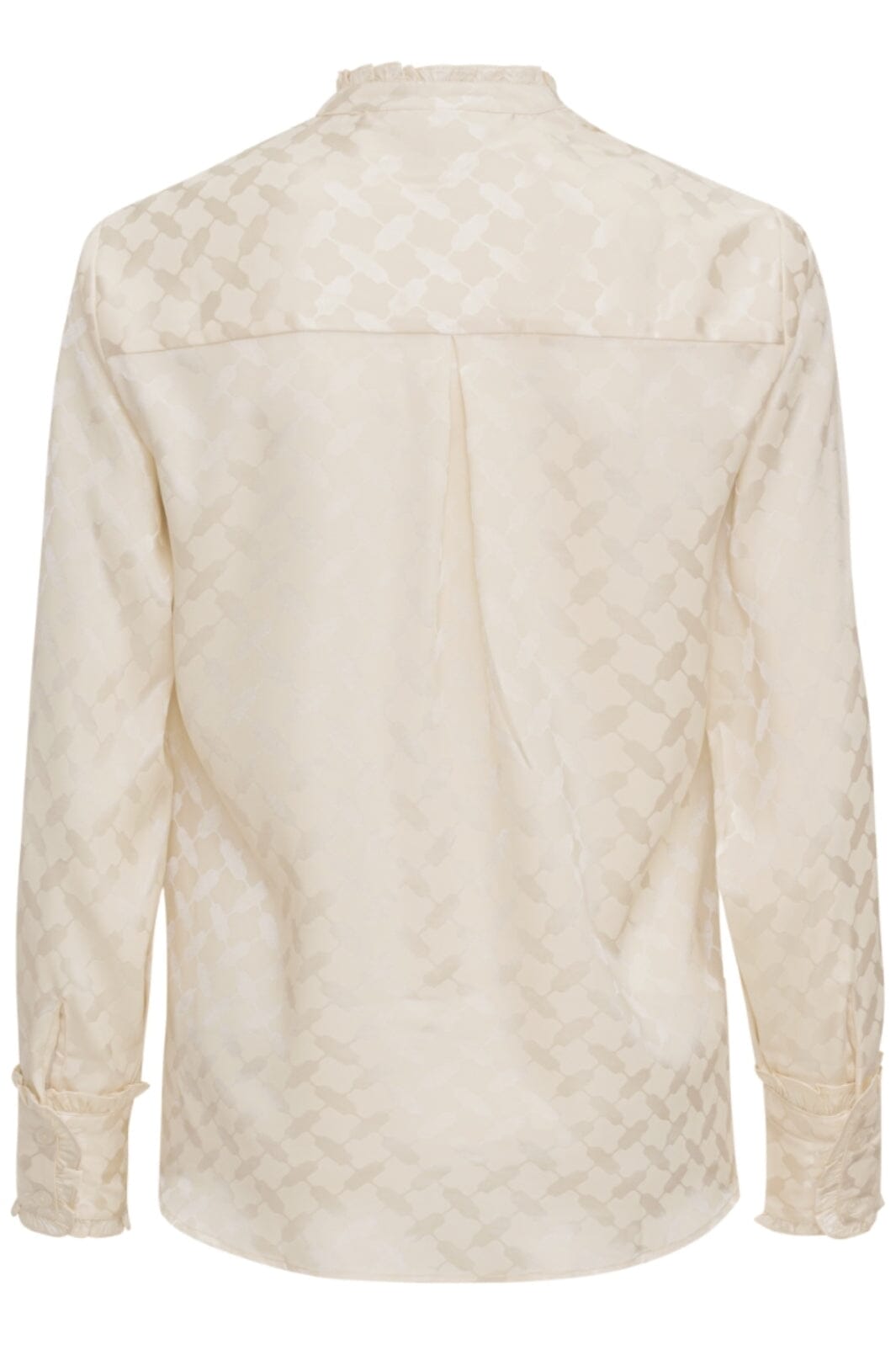 Karmamia - Trinity Shirt - Ivory Keffiyeh Jacquard Skjorter