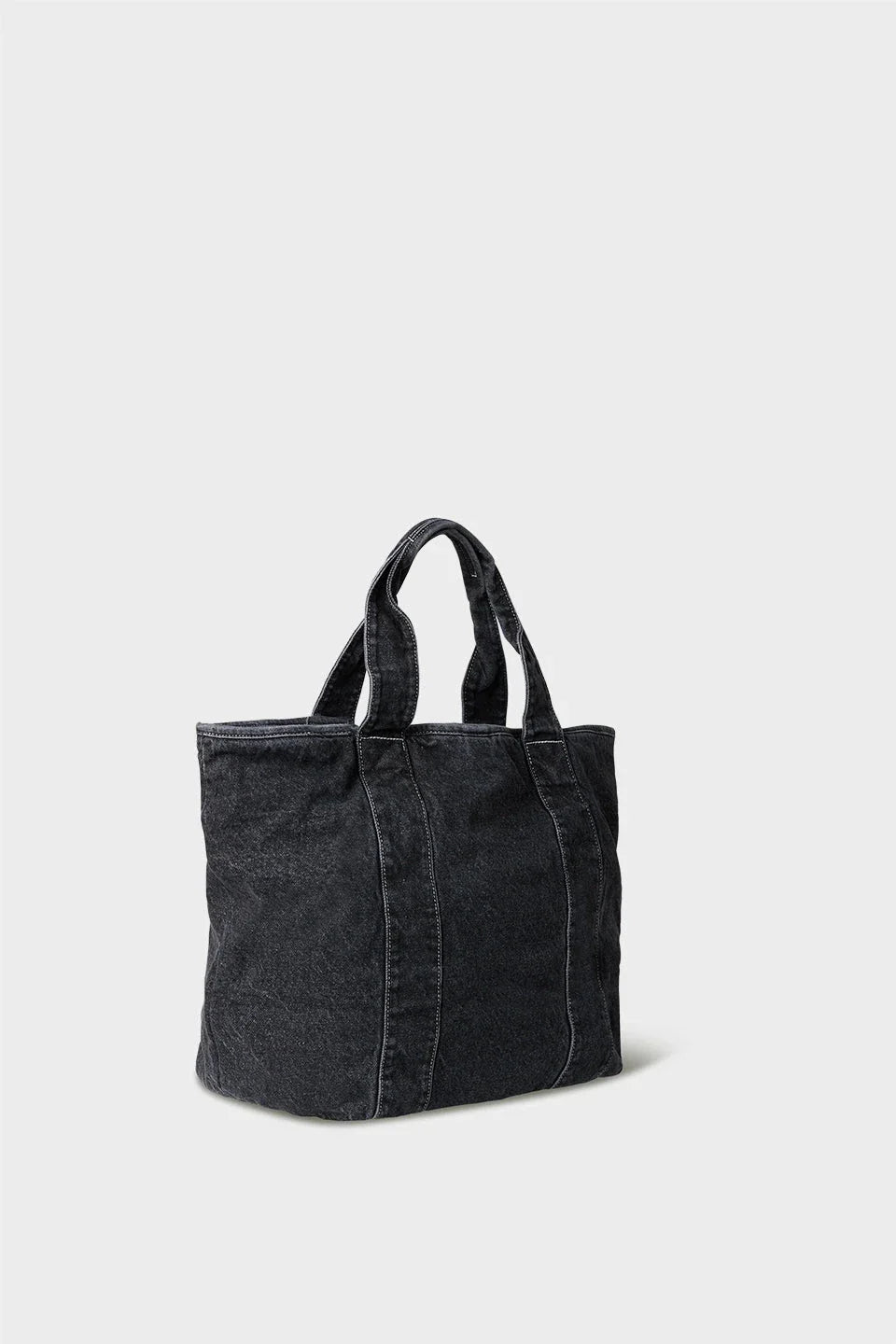 Lala Berlin - East West Tote Merge 10016931 - Washed Black Tasker