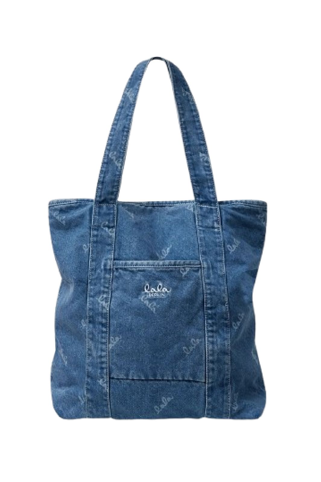 Lala Berlin - Tote Carmela 10017343 - Washed Blue Tasker