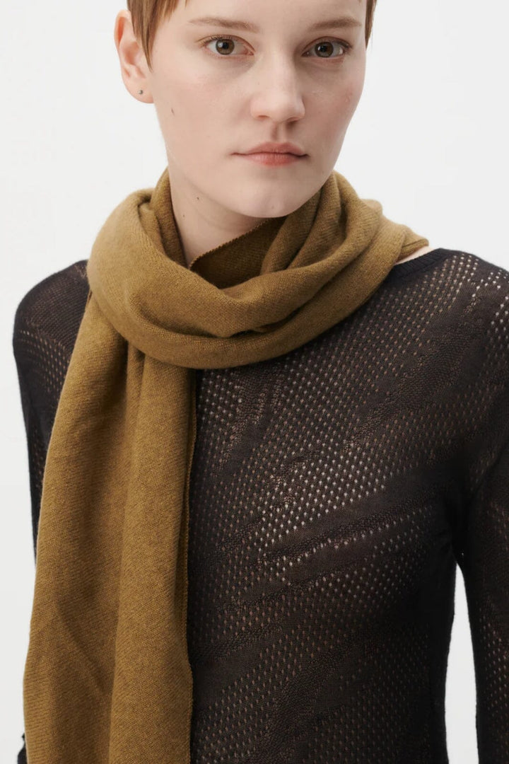 Lala Berlin - Triangle Solid M - mocca Tørklæder