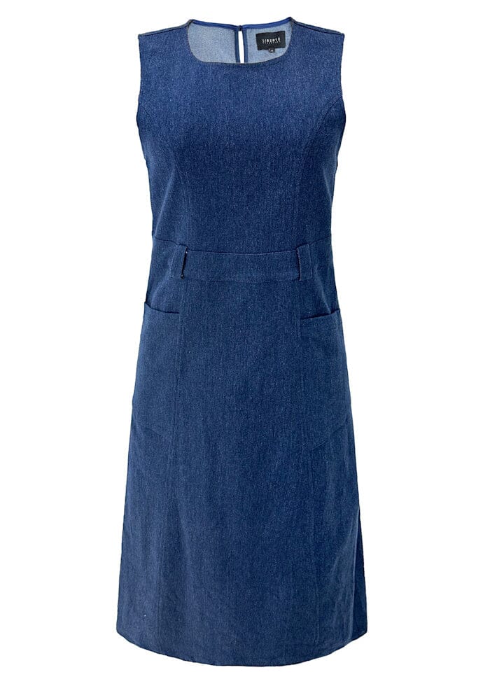 Liberte - Asta Ns Long Dress 22183 - Blue Denim Kjoler