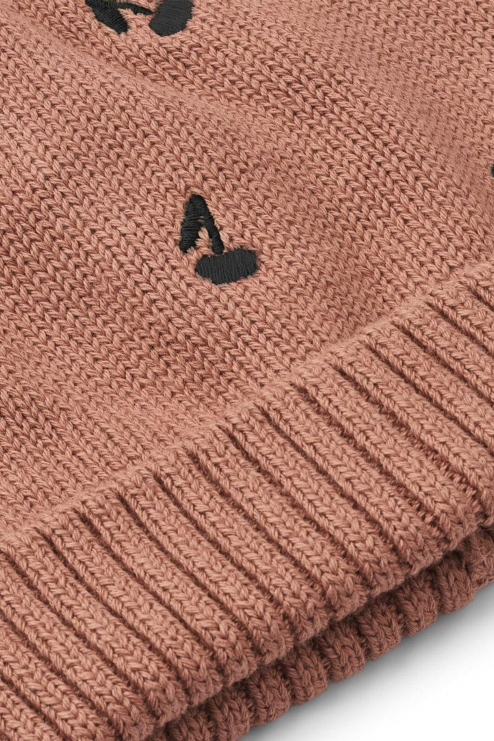 Liewood - Aster Beanie - Cherries / Dark rosetta Huer