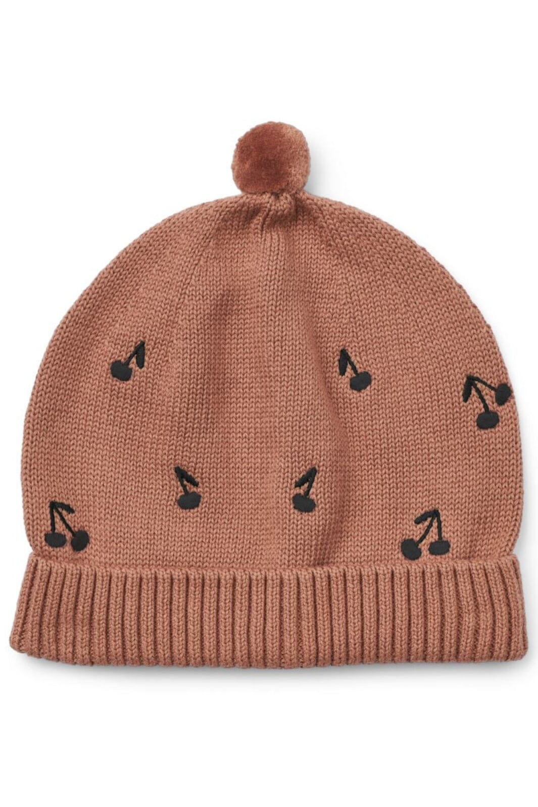 Liewood - Aster Beanie - Cherries / Dark rosetta Huer