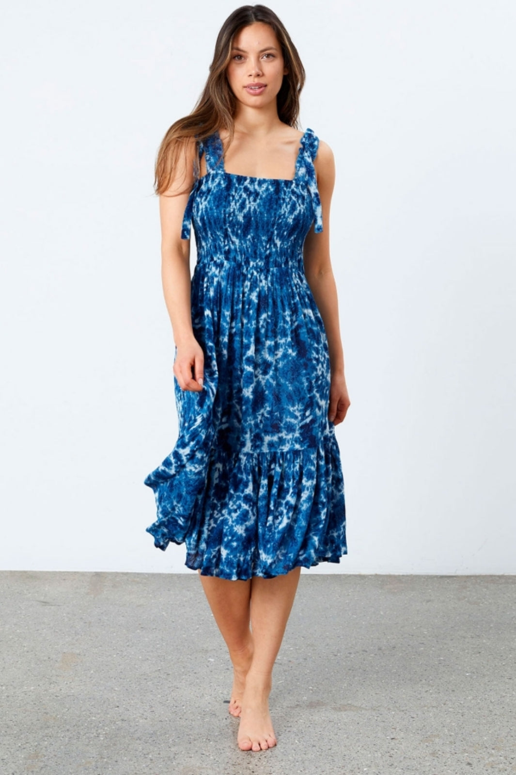 Lollys Laundry - Minna Dress - Blue Kjoler