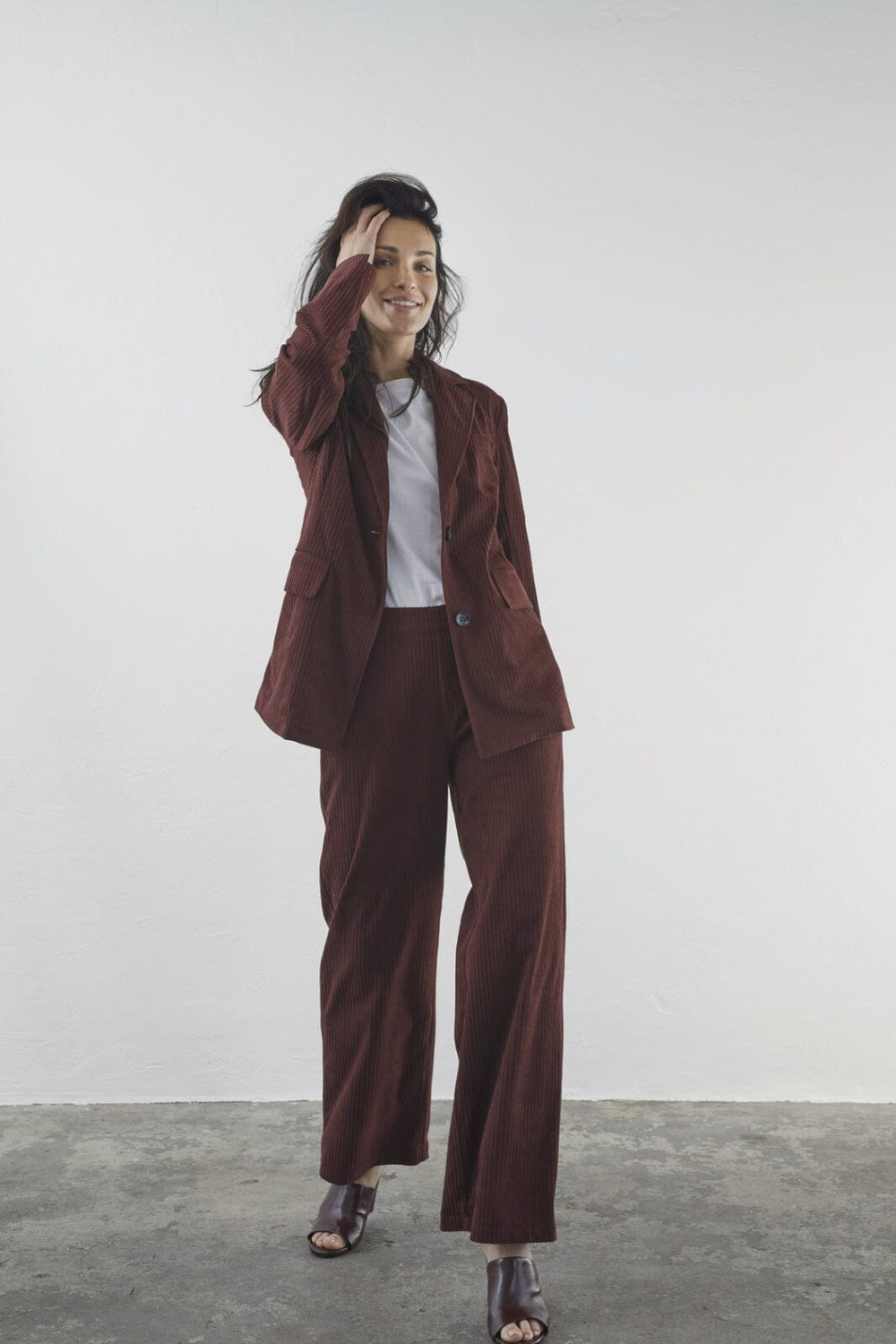 Love & Divine - Love1024-44 18883 - 516 - D. Bordeaux Bukser