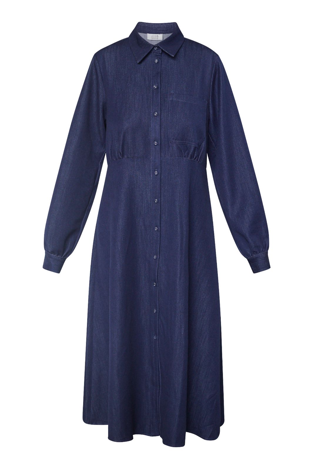 Love & Divine - Love1420 19193 - 945 - Unwashed Denim Kjoler