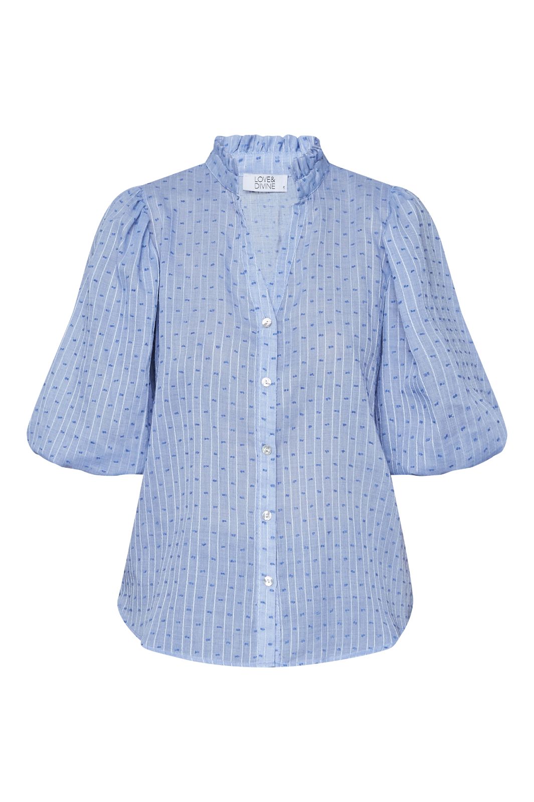 Love & Divine - Love456-7 18851 - 402 - Blue Dot Skjorter