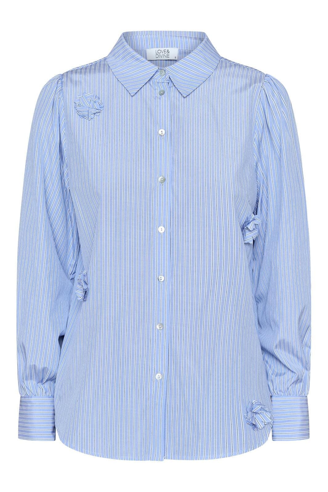 Love & Divine - Love919-21 19371 - 831 - Blue Stripes Skjorter
