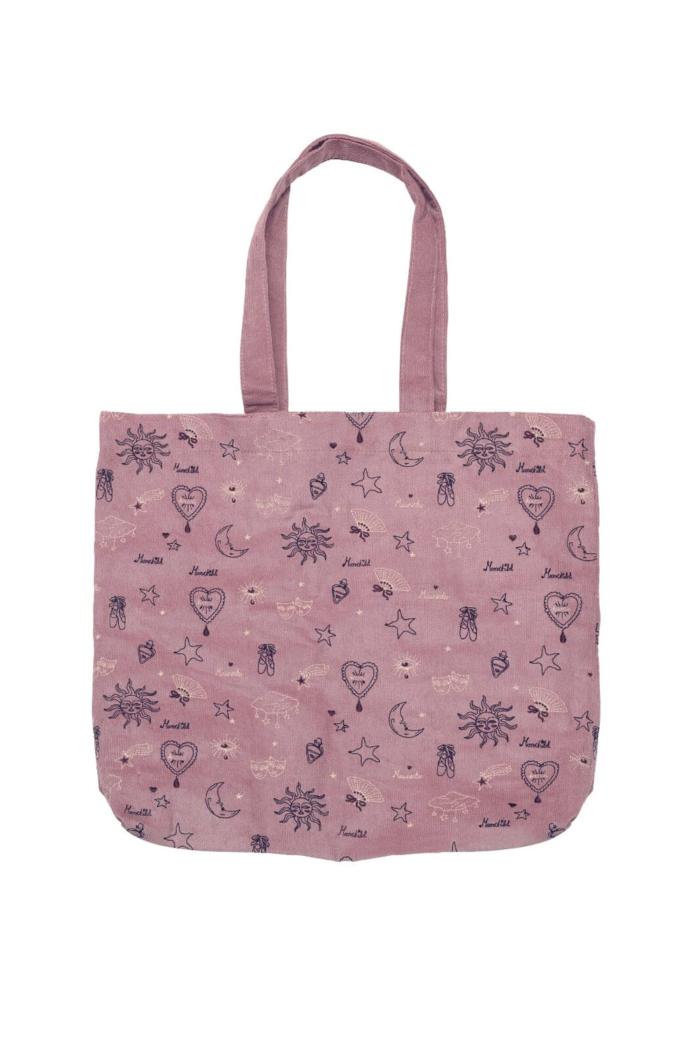 Maanesten - Magic Corduroy Totebag Purple Theatre Magic - 4102