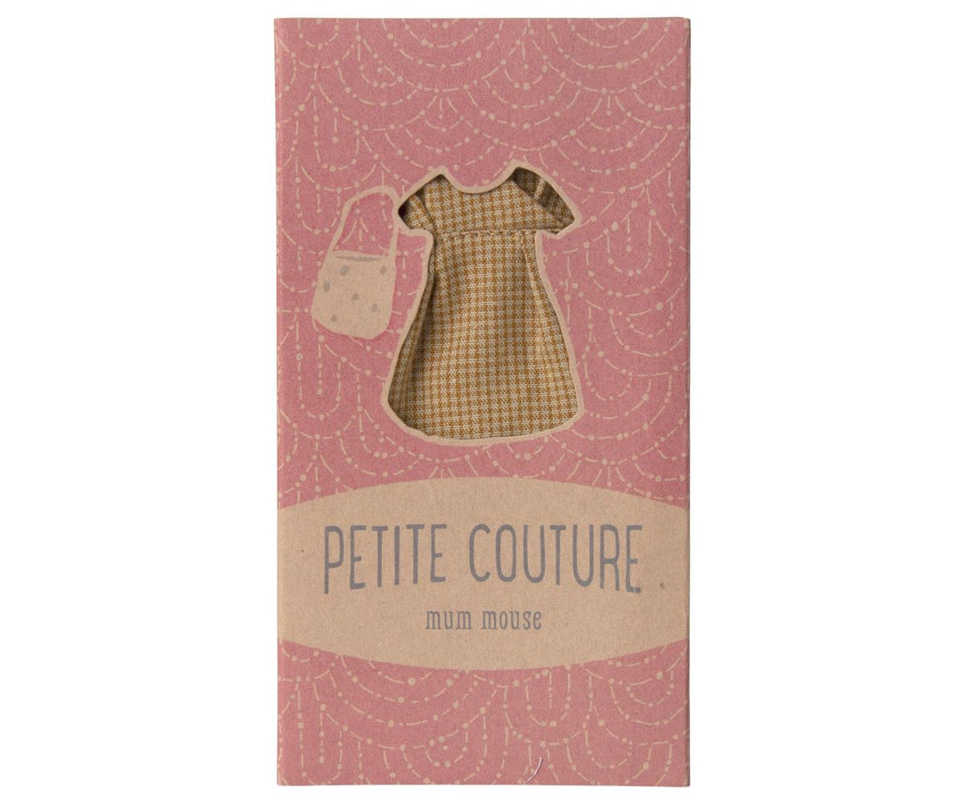 Maileg - Kjole Og Taske, Mor Mus - Mum/Dad Mouse Legetøj