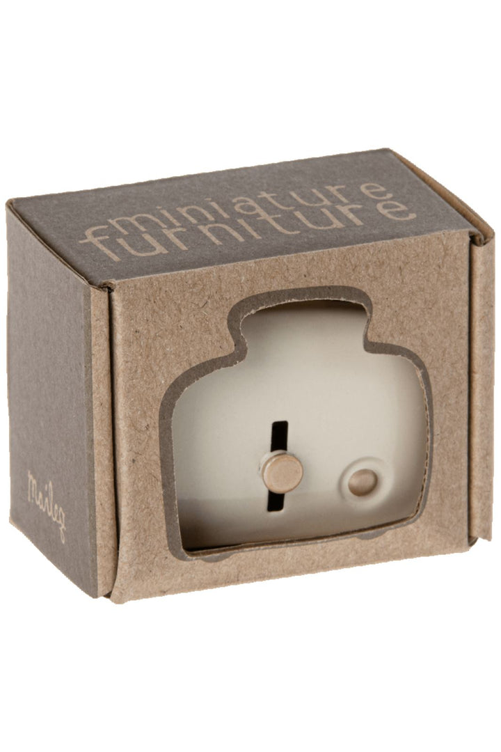 Maileg - Miniature Toaster & Bread - Off White Legetøj