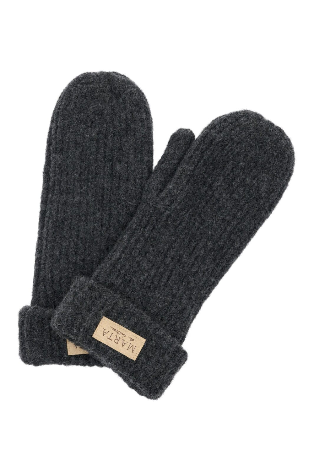 Marta Du Chateau - Marta Knit Mitten 26208 - Dk Grey Handsker & Vanter