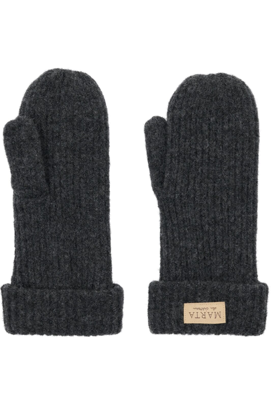 Marta Du Chateau - Marta Knit Mitten 26208 - Dk Grey Handsker & Vanter