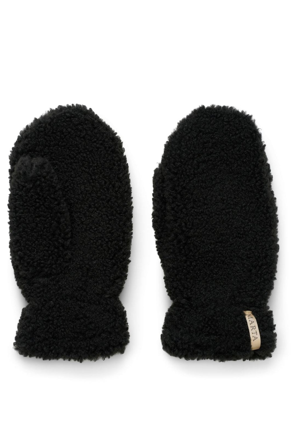 Marta Du Chateau - Marta Teddy Mitten - 48744 Black Gloves