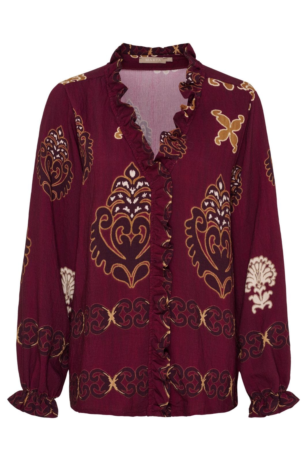 Marta Du Chateau - Mdcbrook Shirt 7648 - Bordeaux3257Tpk Skjorter
