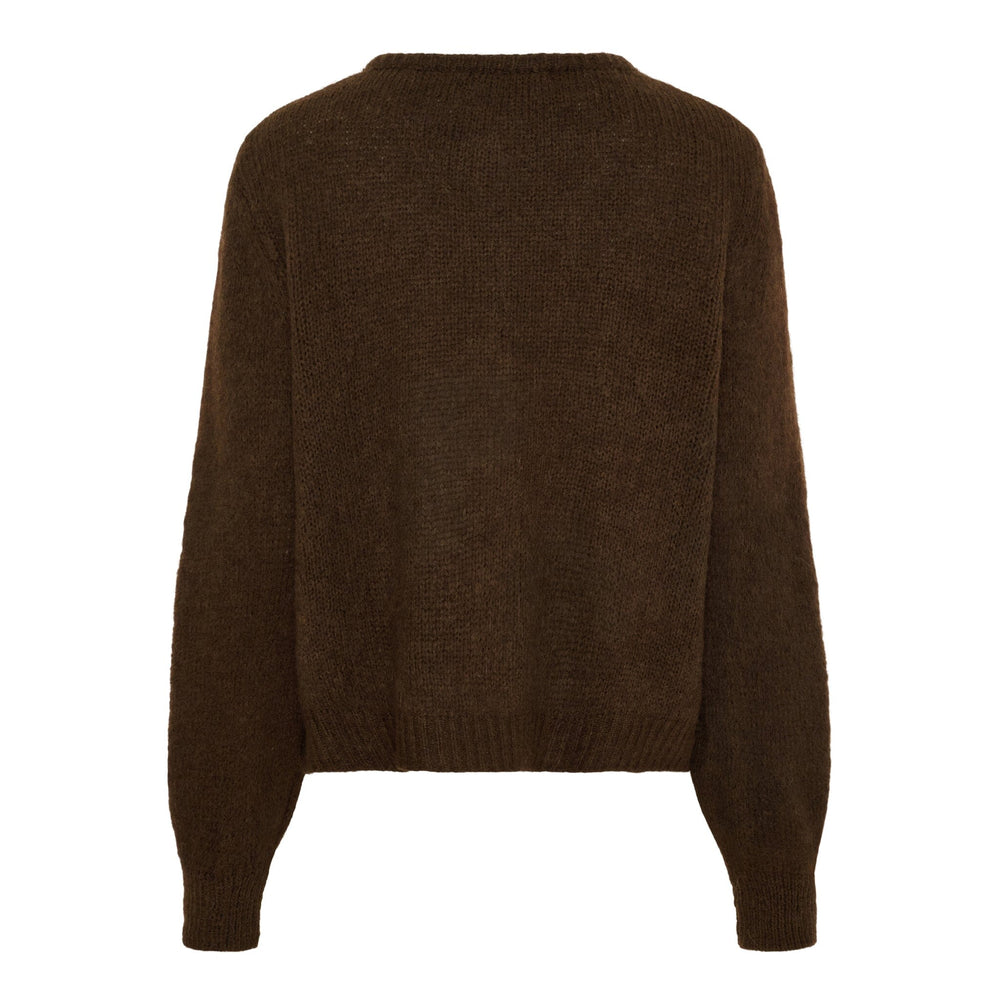 Marta Du Chateau - Mdccosima Knit Cardigan 5223 - Chocolat111909 Cardigans