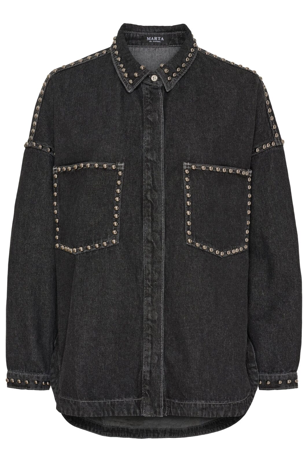 Marta Du Chateau - Mdceila Shirt MDC222-V8304 - Grey Skjorter