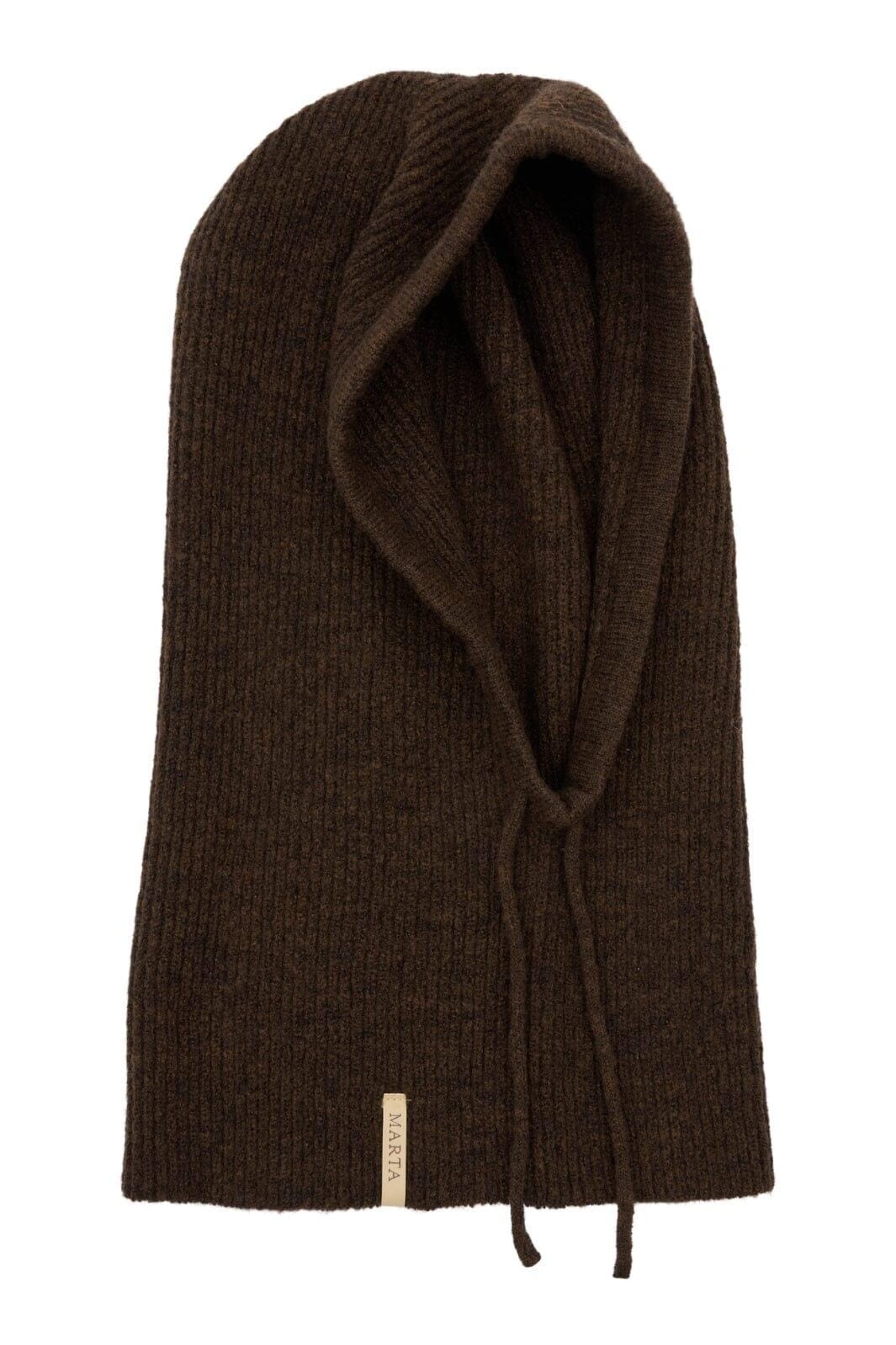 Marta Du Chateau - Mdcfiluca FMHK6480 - Dark Brown Tørklæder