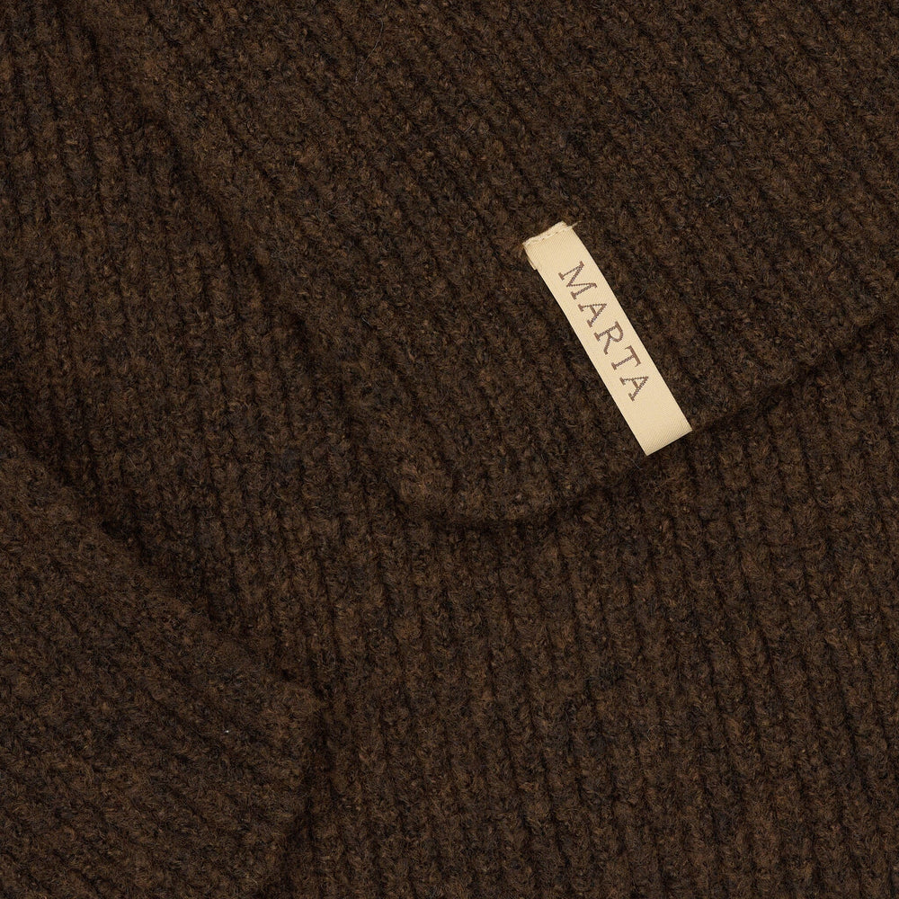 Marta Du Chateau - Mdcoline Scarf FMSW4797 - Brown Tørklæder