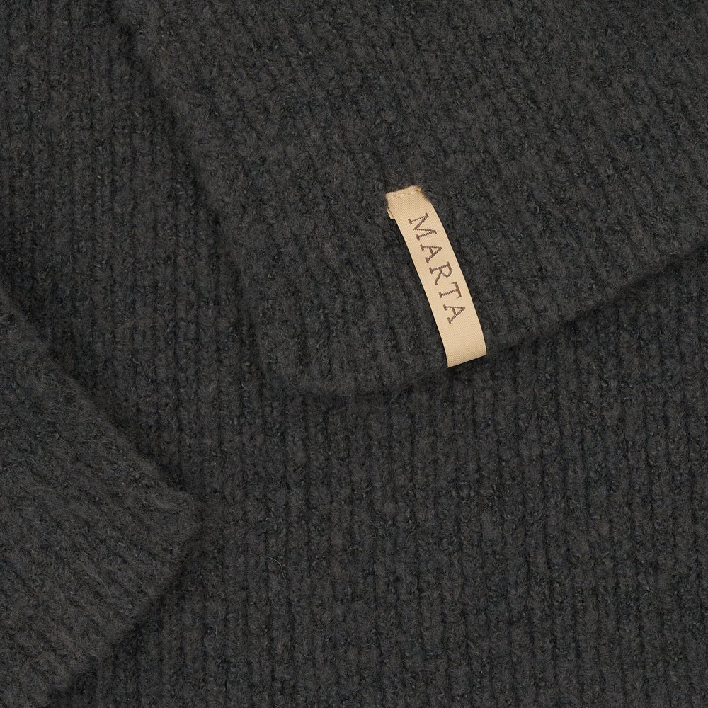 Marta Du Chateau - Mdcoline Scarf FMSW4797 - Dark Grey Tørklæder