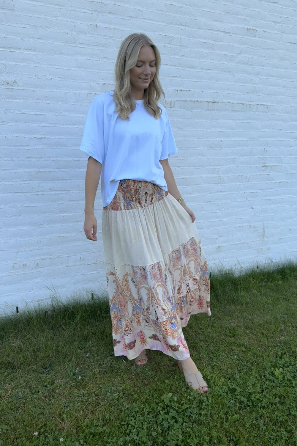 Marta Du Chateau - Mdcprincess Skirt 5201 - Beige 981 Nederdele