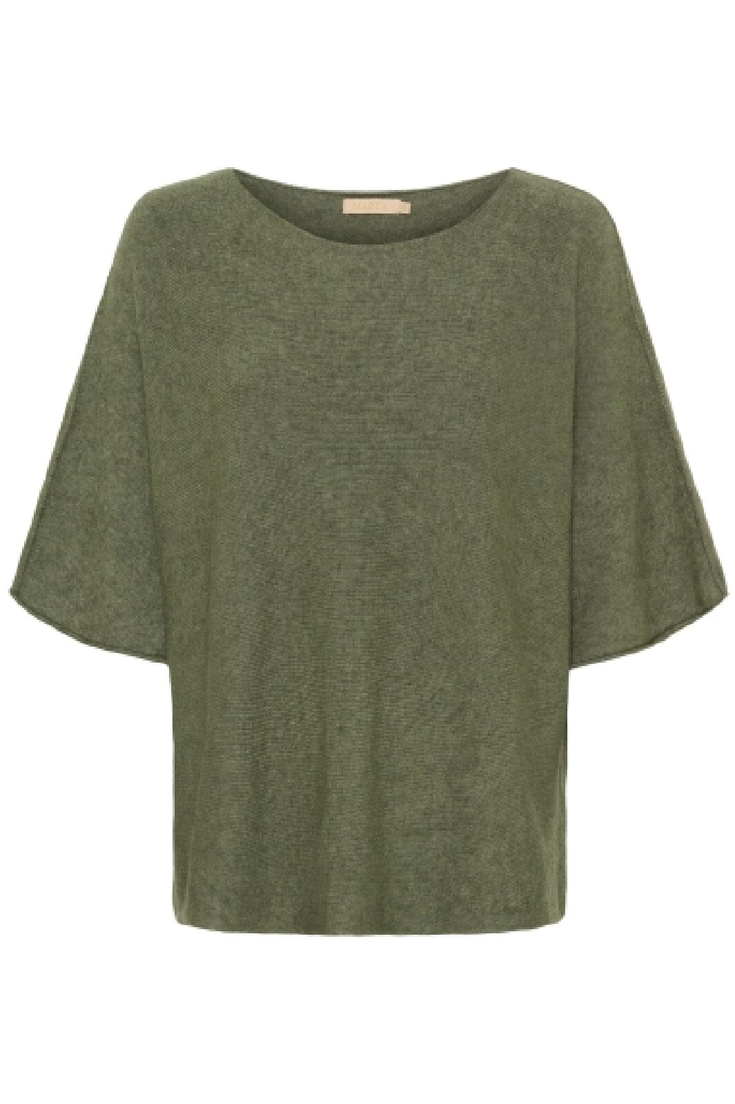 Marta Du Chateau - Mdcsia Knit - 2001 Aw Military Strikbluser