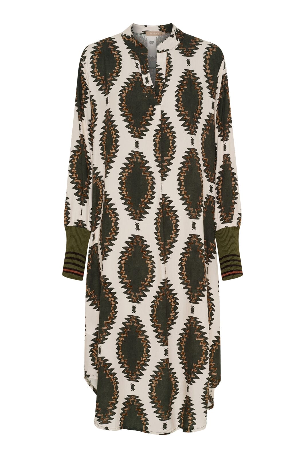 Marta Du Chateau - Mdcskye Dress 25230 - Military Tg384Ba Kjoler