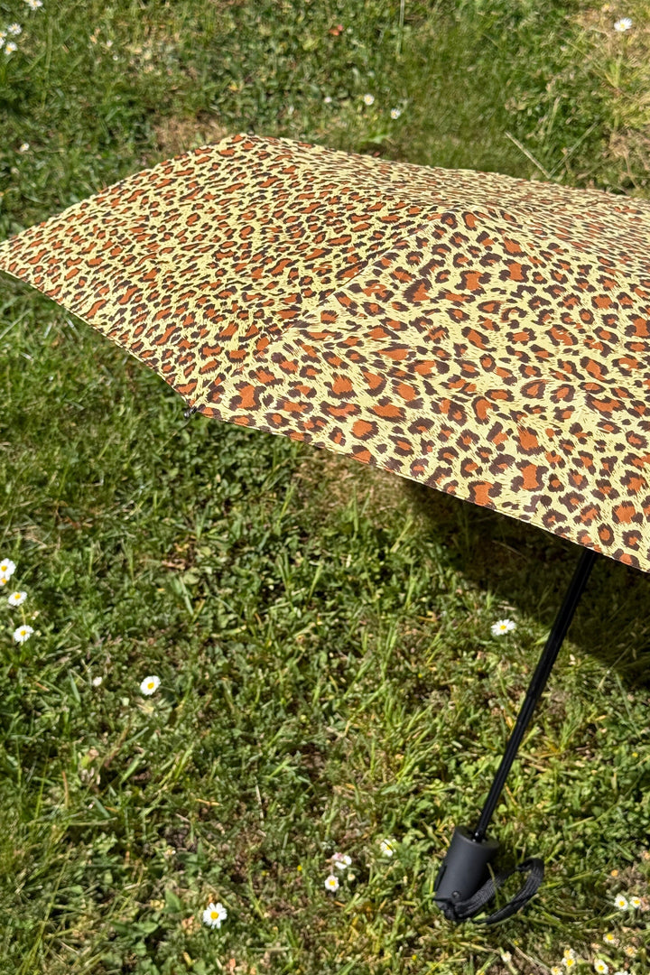 Mellow Moon - Foldable Umbrella PP-7922 - Dark Brown Paraply