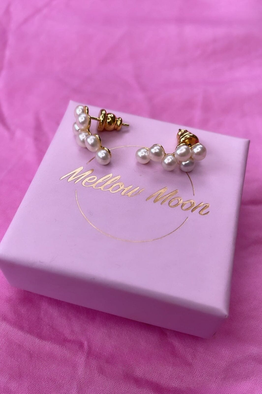 Mellow Moon - Pearl On Stud - Pearl Øreringe