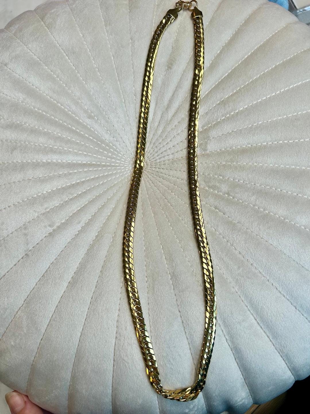 Mellow Moon - Snake Mesh Necklace Colh Serpent - Forgyldt Halskæder