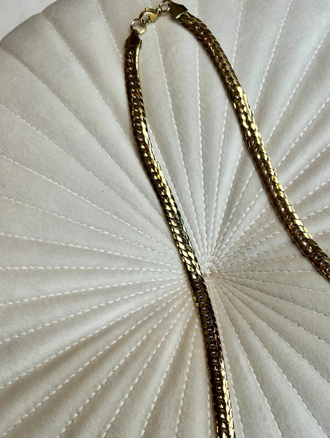 Mellow Moon - Snake Mesh Necklace Colh Serpent - Forgyldt Halskæder