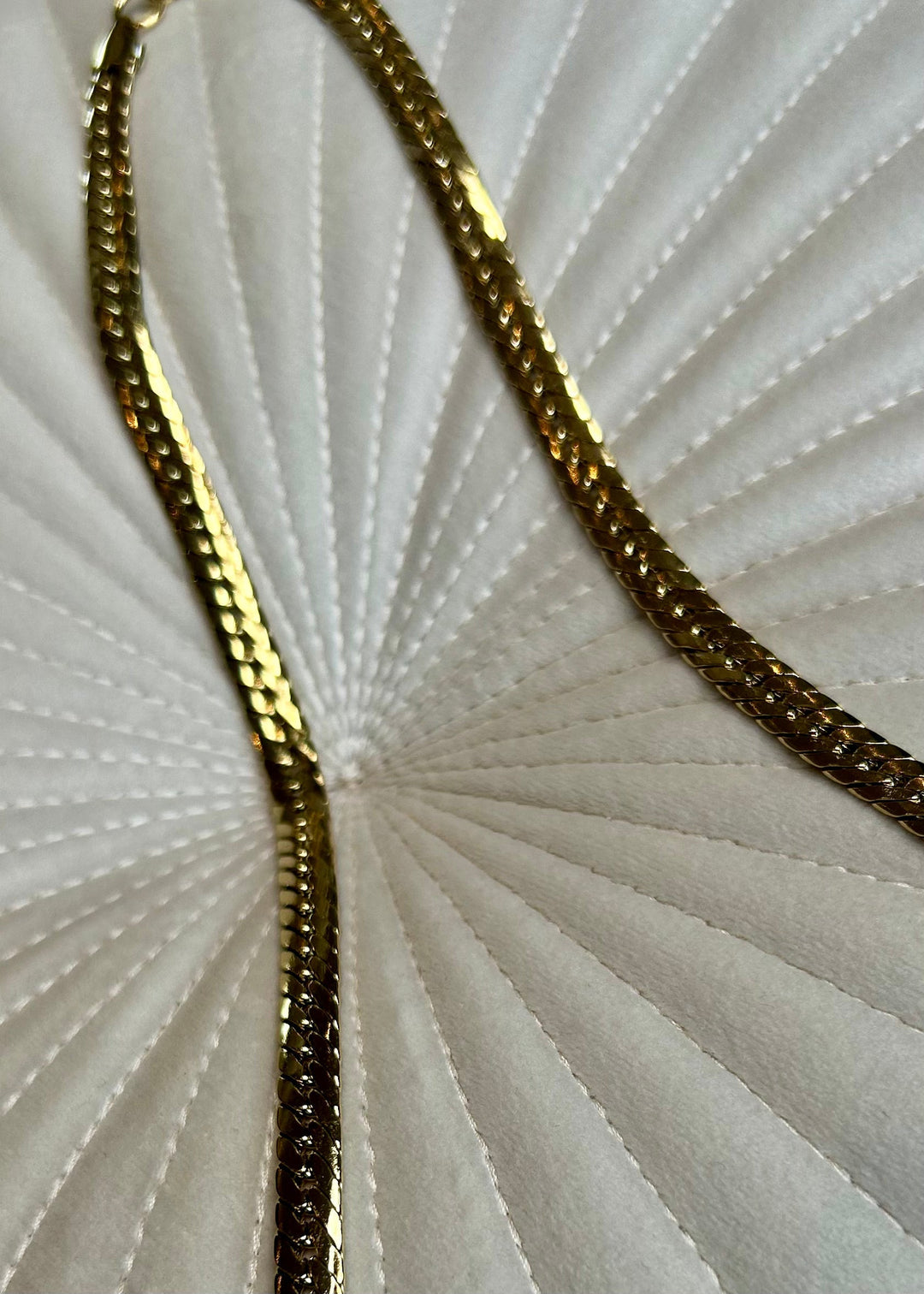 Mellow Moon - Snake Mesh Necklace Colh Serpent - Forgyldt Halskæder
