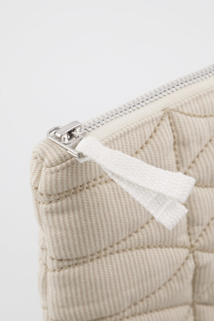 Meraki - Makeup pung, Mentha, Off white/safari - l: 19 cm, w: 2,5 cm, h: 14 cm Toilettasker