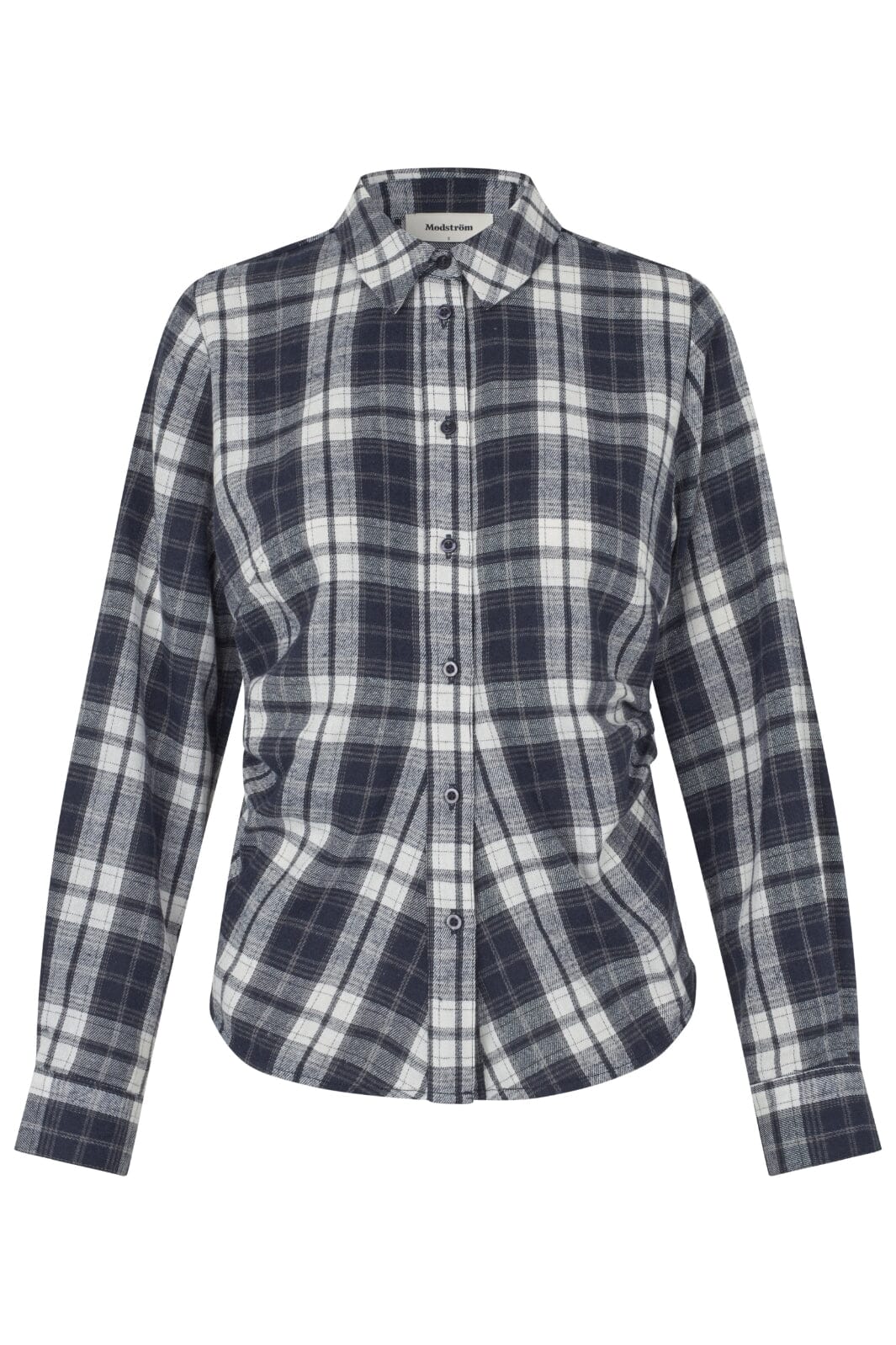 Modström - Trixymd Shirt 59142 - 13640 - Blue White Check Skjorter