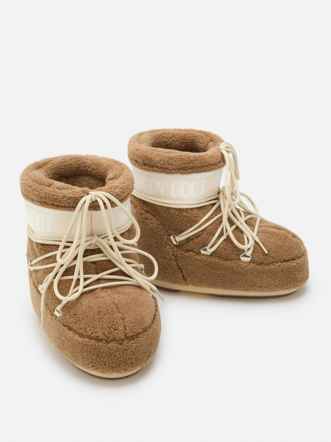 Moon Boot - Mb Icon Low Fleece Jr 80D1409700 - M047 Camel Støvler