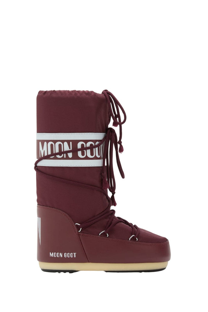 Moon Boot - Mb Icon Nylon Jr 80D1400440 - D013 Burgundy Støvler