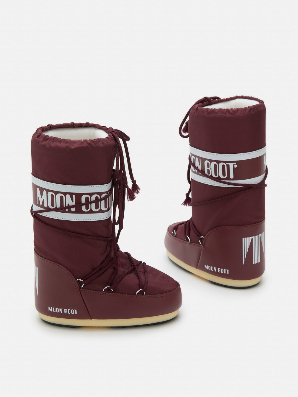 Moon Boot - Mb Icon Nylon Jr 80D1400440 - D013 Burgundy Støvler