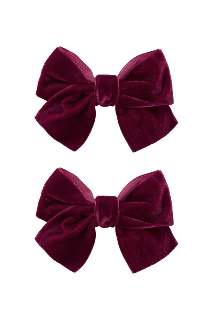Name It - Nmfrelvet Hairclips - 4888599 Burgundy Hårspænder