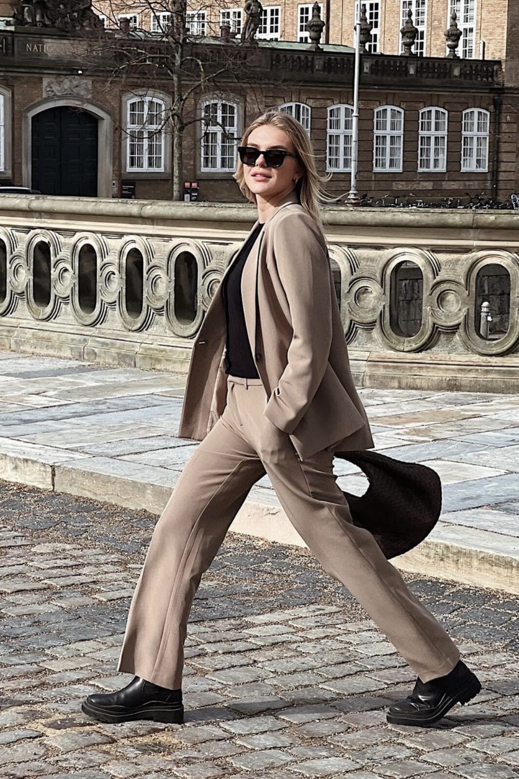 Neo Noir - Alice Suit Pants - Dusty Brown Bukser