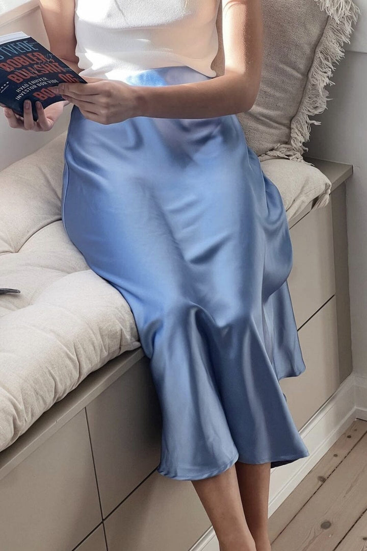 Neo Noir - Bovary Skirt - Dusty blue Nederdele
