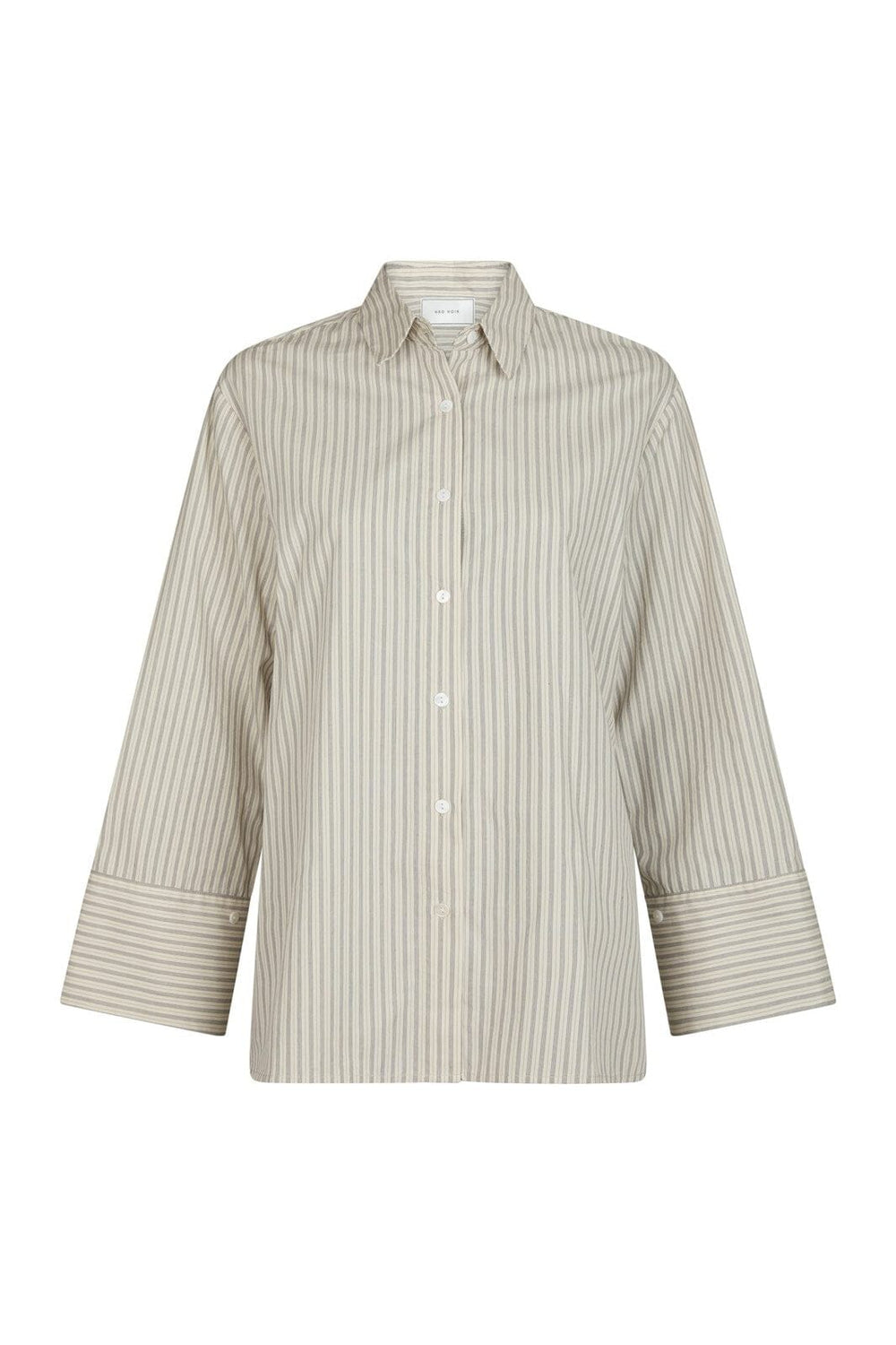 Neo Noir - Dita Double Stripe Shirt 166420 - 122 - Creme