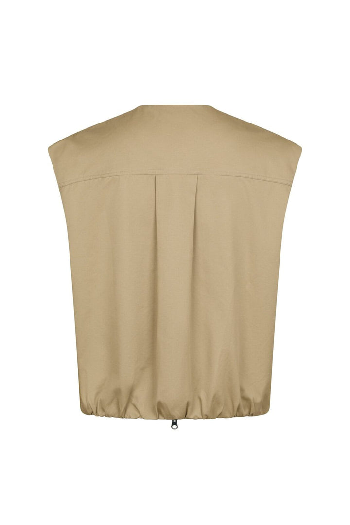 Neo Noir - Flo Balloon Twill Vest 167190 - 214 - Taupe
