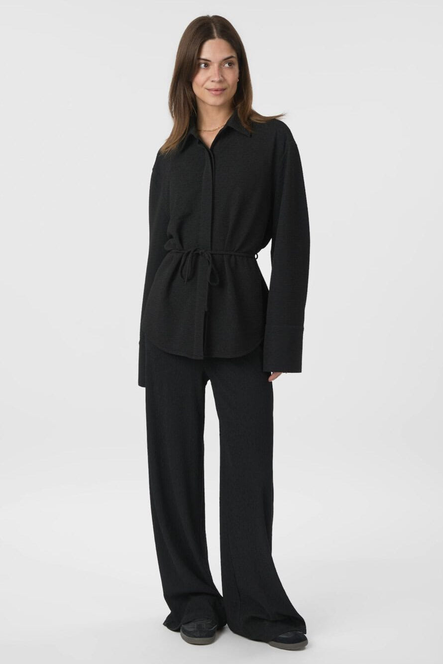 Neo Noir - Kelan Structure Pants 166032 - 100 - Black