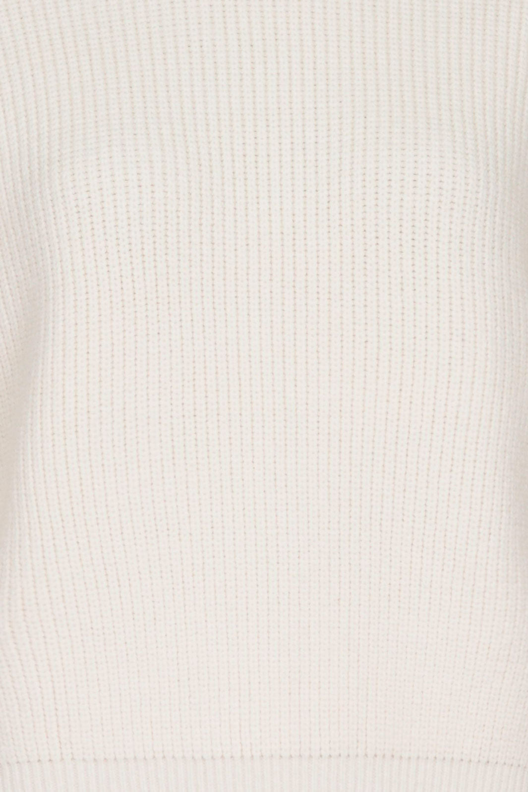 Neo Noir - Moana Solid Knit Blouse - Off White Strikbluser